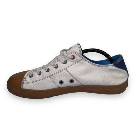 Johnnie-O Sail Away Casual Sneakers White / Blue / Gum Sole Women's 11M