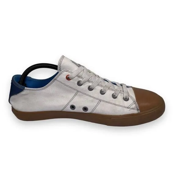 Johnnie-O Sail Away Casual Sneakers White / Blue / Gum Sole Women's 11M