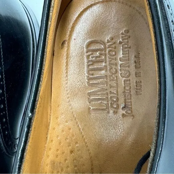 Johnston &amp; Murphy Collection Limited Men's Wingtip Dress Shoes Leather