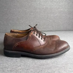 Johnston &amp; Murphy Mens Sz 10M Hollis XC4 Waterproof Oxford Brown Shoes 20-7063