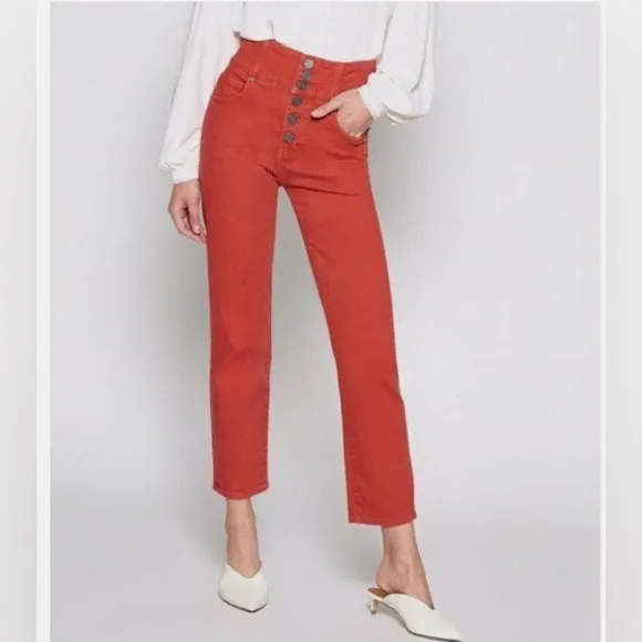 JOIE LAURELLE HIGH WAISTED CROPPED JEAN SIZE 27 NWOT WOMAN