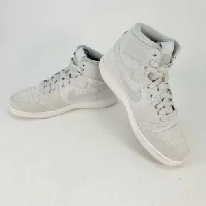 Jordan 1 Retro AJKO Mens Shoes, Size 10.5 Pure Platinum, Quilted, 638471-004