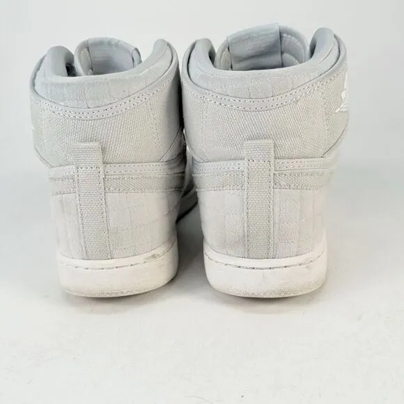 Jordan 1 Retro AJKO Mens Shoes, Size 10.5 Pure Platinum, Quilted, 638471-004