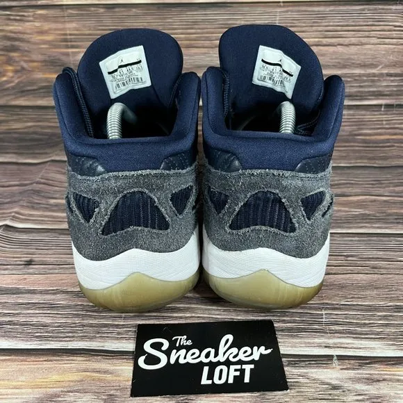 Jordan 11 Men's Retro Low IE Obsidian Men's Athletic Basketball Shoes