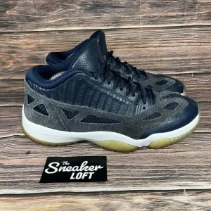 Jordan 11 Men's Retro Low IE Obsidian Men's Athletic Basketball Shoes