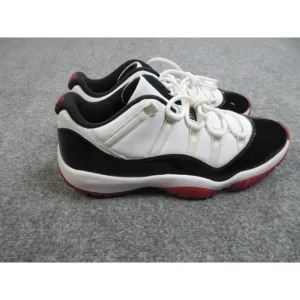 Jordan 11 Retro Low Concord-Bred Shoes Mens 12 White Sneakers AV2187-160
