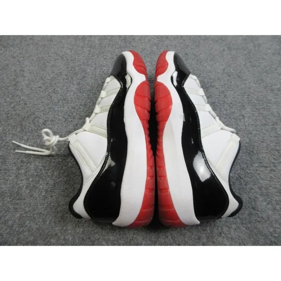 Jordan 11 Retro Low Concord-Bred Shoes Mens 12 White Sneakers AV2187-160