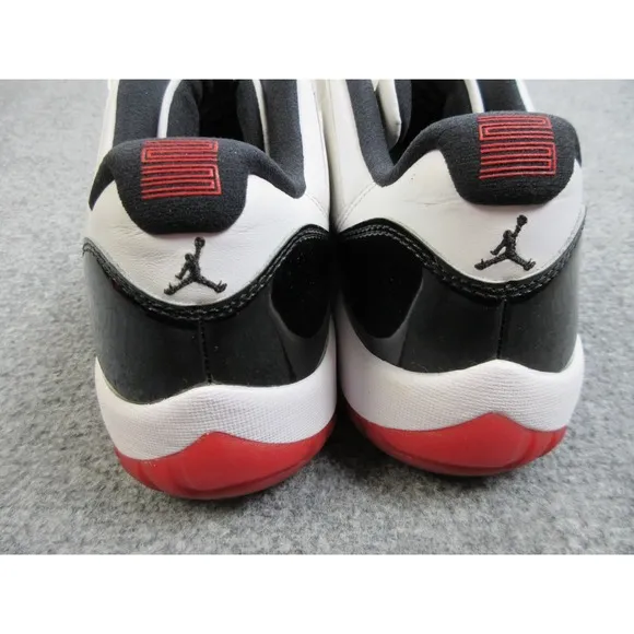 Jordan 11 Retro Low Concord-Bred Shoes Mens 12 White Sneakers AV2187-160