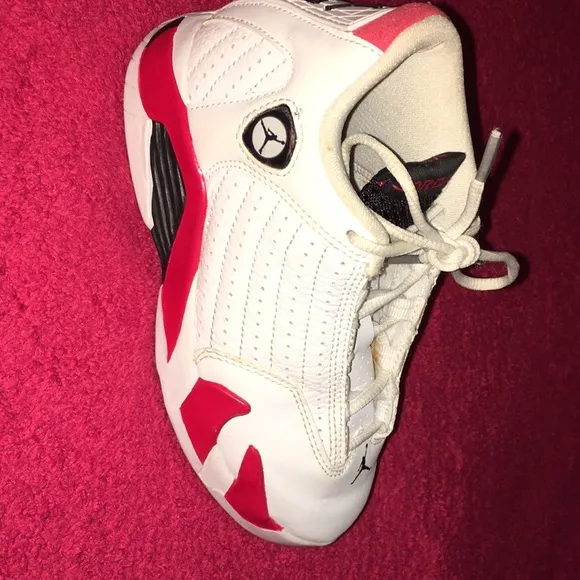🔥Jordan 14 Retro White/Red/Hyper Royal  12c❤️🔥