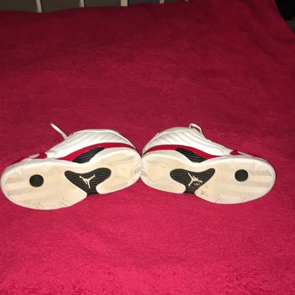 🔥Jordan 14 Retro White/Red/Hyper Royal  12c❤️🔥