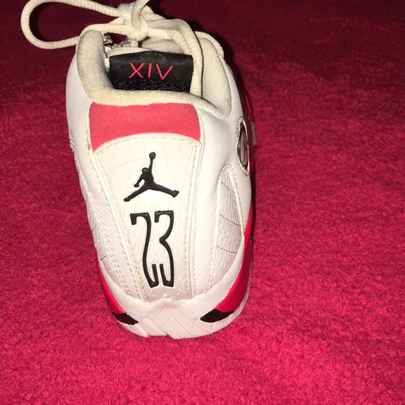 🔥Jordan 14 Retro White/Red/Hyper Royal  12c❤️🔥