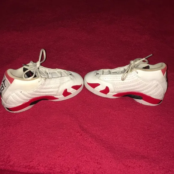 🔥Jordan 14 Retro White/Red/Hyper Royal  12c❤️🔥