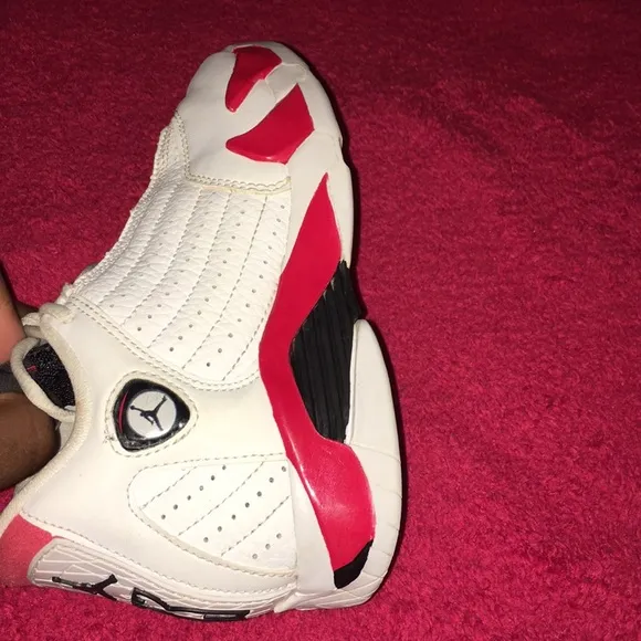 🔥Jordan 14 Retro White/Red/Hyper Royal  12c❤️🔥