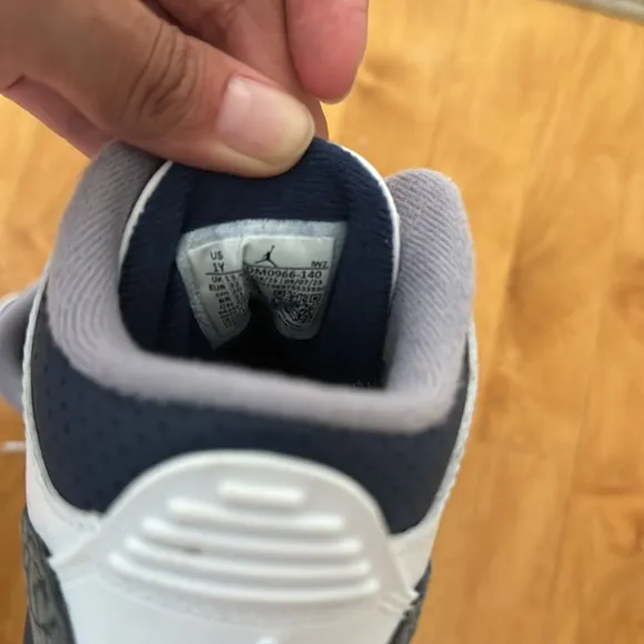 Jordan 3 Retro (PS) Little Kids' Shoes Midnight Navy size 1Y