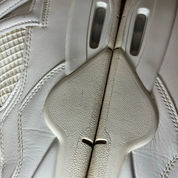 Jordan 4 Retro Metallic Gold White Sneakers Tennis Shoes Women's 10 Jordan Air