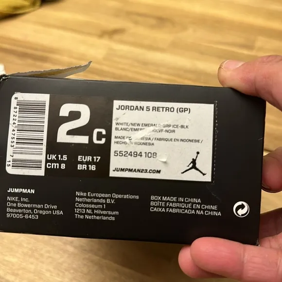 JORDAN 5 retro baby shoes and beanie set