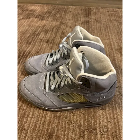 Jordan 5 Retro Cool Grey Stealth Sneakers High Top Shoes Mens Size 10 NO BOX