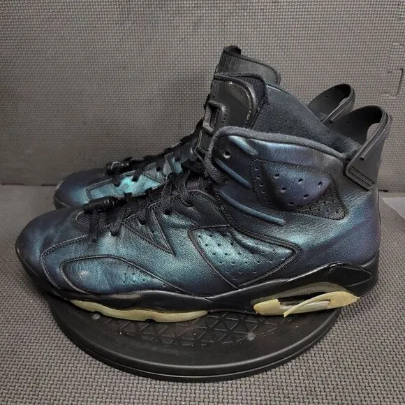 Jordan 6 Retro All Star Chameleon Shoes Mens Sz 13 Black Green Sneakers