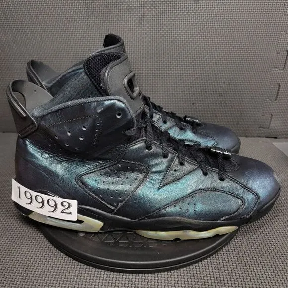 Jordan 6 Retro All Star Chameleon Shoes Mens Sz 13 Black Green Sneakers