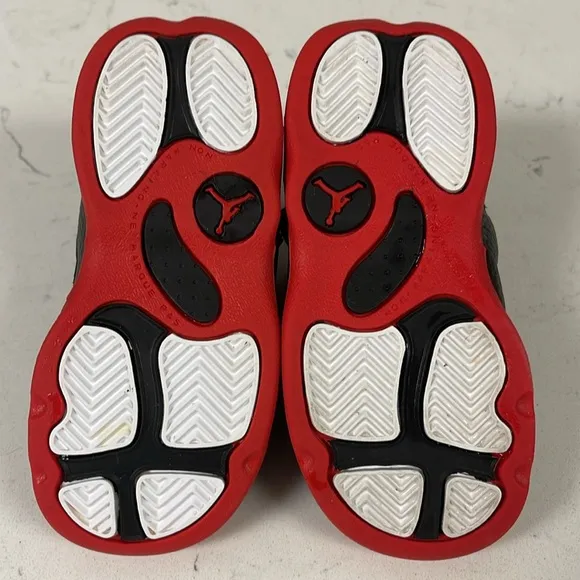 Jordan 6 Rings 333420-63 Black &amp; Red Size 8C