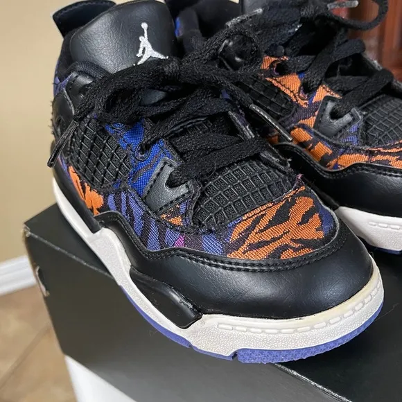Jordan Air Jordan 4 Retro Rush Violet kids shoes size‎ 9c