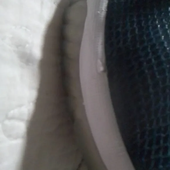 Jordan Blue and White Athletic Shoes