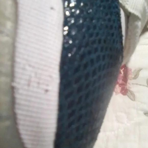Jordan Blue and White Athletic Shoes
