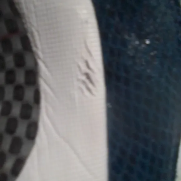 Jordan Blue and White Athletic Shoes