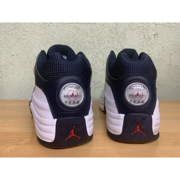 Jordan Jumpman Team 1 White Obsidian Retro Basketball Shoes Size 10 Men