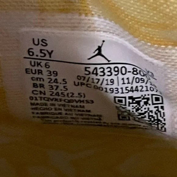 Jordan Kid's Shoes Nike Air Retro 6 Floral 543390-800