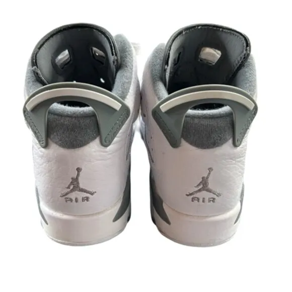 Jordan Nike RETRO NBA Ball Shoes White Gray 384665-100 Boys Youth:  Fast Ship
