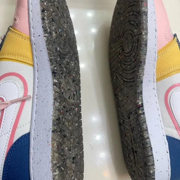 Jordan Pink and Blue Sneakers Vibrant Athletic Style