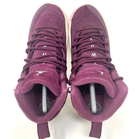 Jordan Retro 12 “Bordeaux” GS Burgandy Cream Youth 7