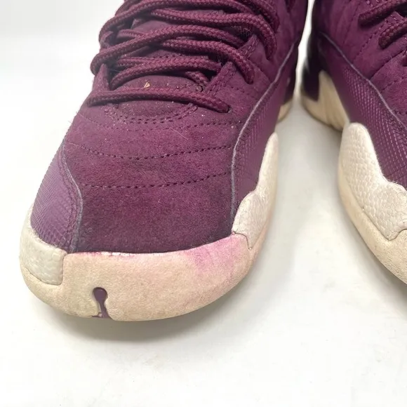Jordan Retro 12 “Bordeaux” GS Burgandy Cream Youth 7