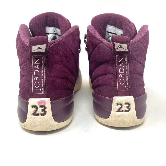 Jordan Retro 12 “Bordeaux” GS Burgandy Cream Youth 7