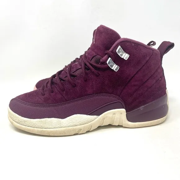 Jordan Retro 12 “Bordeaux” GS Burgandy Cream Youth 7