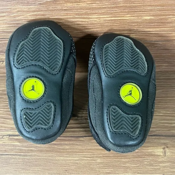 Jordan Retro 13 Triple Black Sneakers Size 2C Shoes