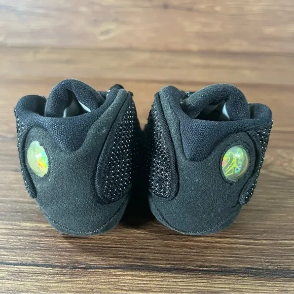 Jordan Retro 13 Triple Black Sneakers Size 2C Shoes
