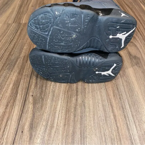 Jordan Retro 9 Toddler Anthracite 401812-013 Black Lace Up Sneaker Shoes Size 6c