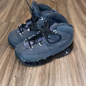 Jordan Retro 9 Toddler Anthracite 401812-013 Black Lace Up Sneaker Shoes Size 6c