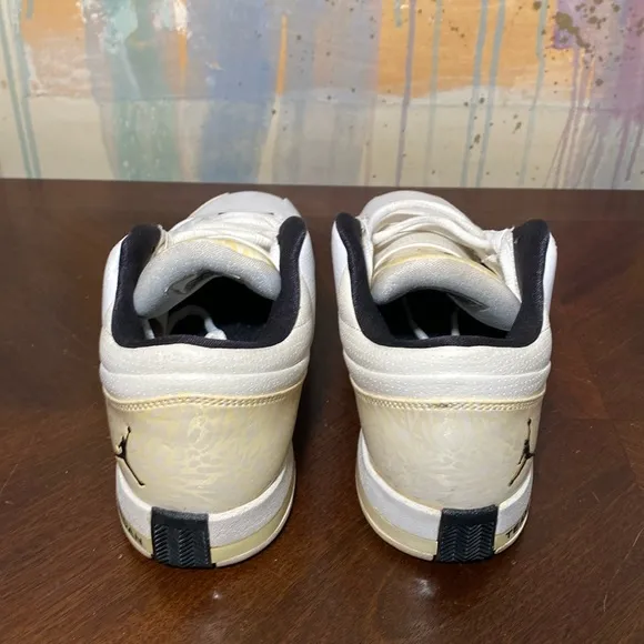 Jordan Retro TE2 Low White/Blue/Yellow Basketball Shoes size 7Y/Mens 7