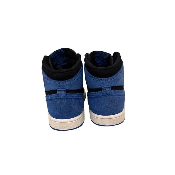 Jordan Shoes Nike Air Jordan 1 Retro High Blue Black Sneakers Size Youth 3