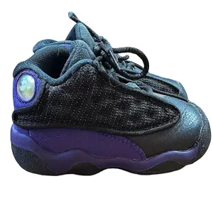 JORDAN: Toddler Retro 13 Purple &amp; Black Shoes Sneakers -Size 5