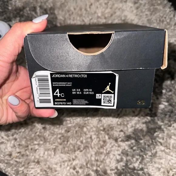 JORDANAir Jordan 4 Retro TD Midnight Navy