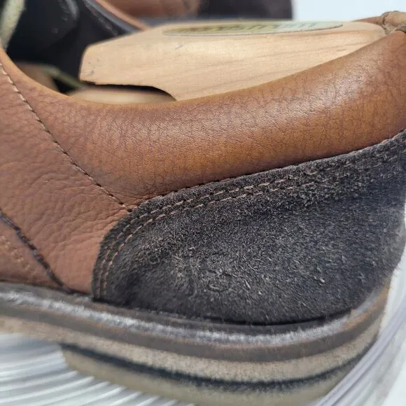 Josef Seibel Stanley 04 Derby Brown 2 Tone Leather Dress Shoes Mens 10 Germany