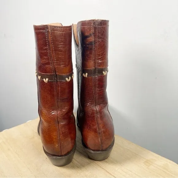 Jugo Boots Women’s Leather Mexico Made Womens 7 Unique Western Boho Cowboy