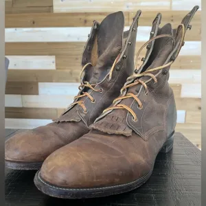 Justin Kiltie Vintage Lace-up Boots SZ 11