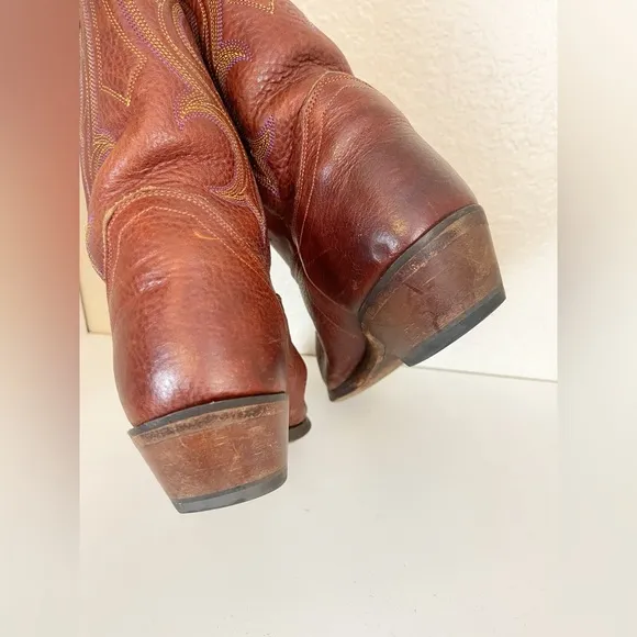 Justin’s Vintage Cowgirl boots Western pointed toe Boots. Rodeo 9.5