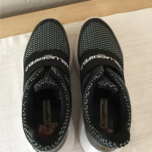 Karl Langerfeld Paris Zaidee Black Chunky Shoes / Sneakers Women's Size 8