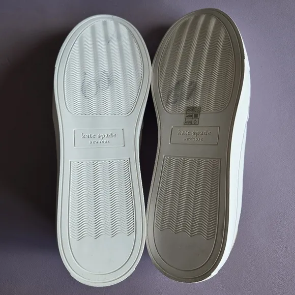 Kate Spade Azores Leather Slip-on Sneaker Shoes Women's 10 Preppy Classic Travel